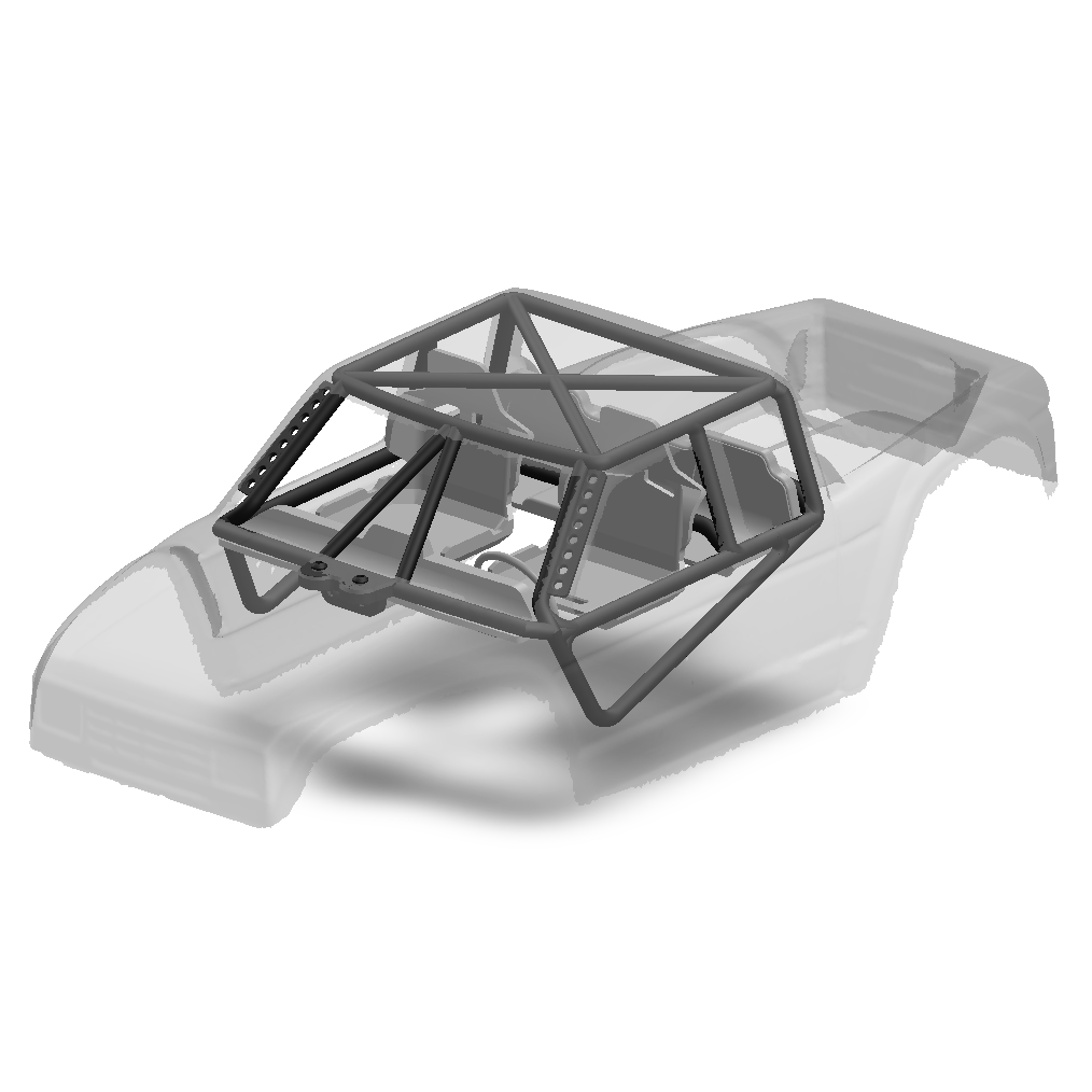 Roll Cage-Interior (Pro-Line Coyote HP 1/10 Comp Crawler Body)