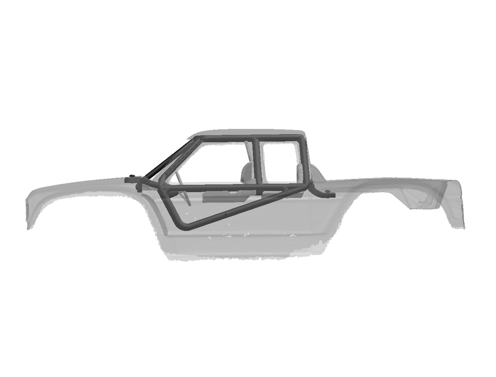 Roll Cage-Interior (Pro-Line Coyote HP 1/10 Comp Crawler Body)