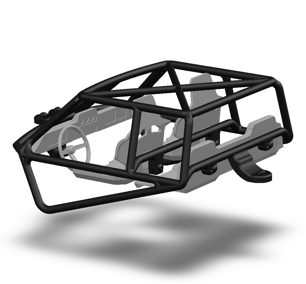 Roll Cage-Interior (Pro-Line Coyote HP 1/10 Comp Crawler Body)