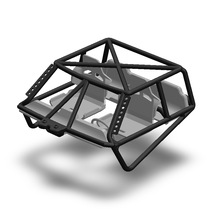 Roll Cage-Interior (Pro-Line Coyote HP 1/10 Comp Crawler Body)