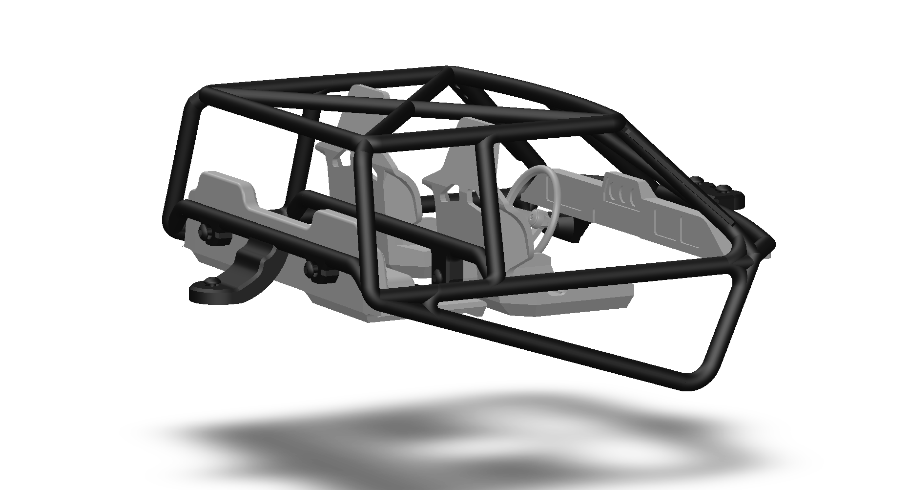Roll Cage-Interior (Pro-Line Coyote HP 1/10 Comp Crawler Body)