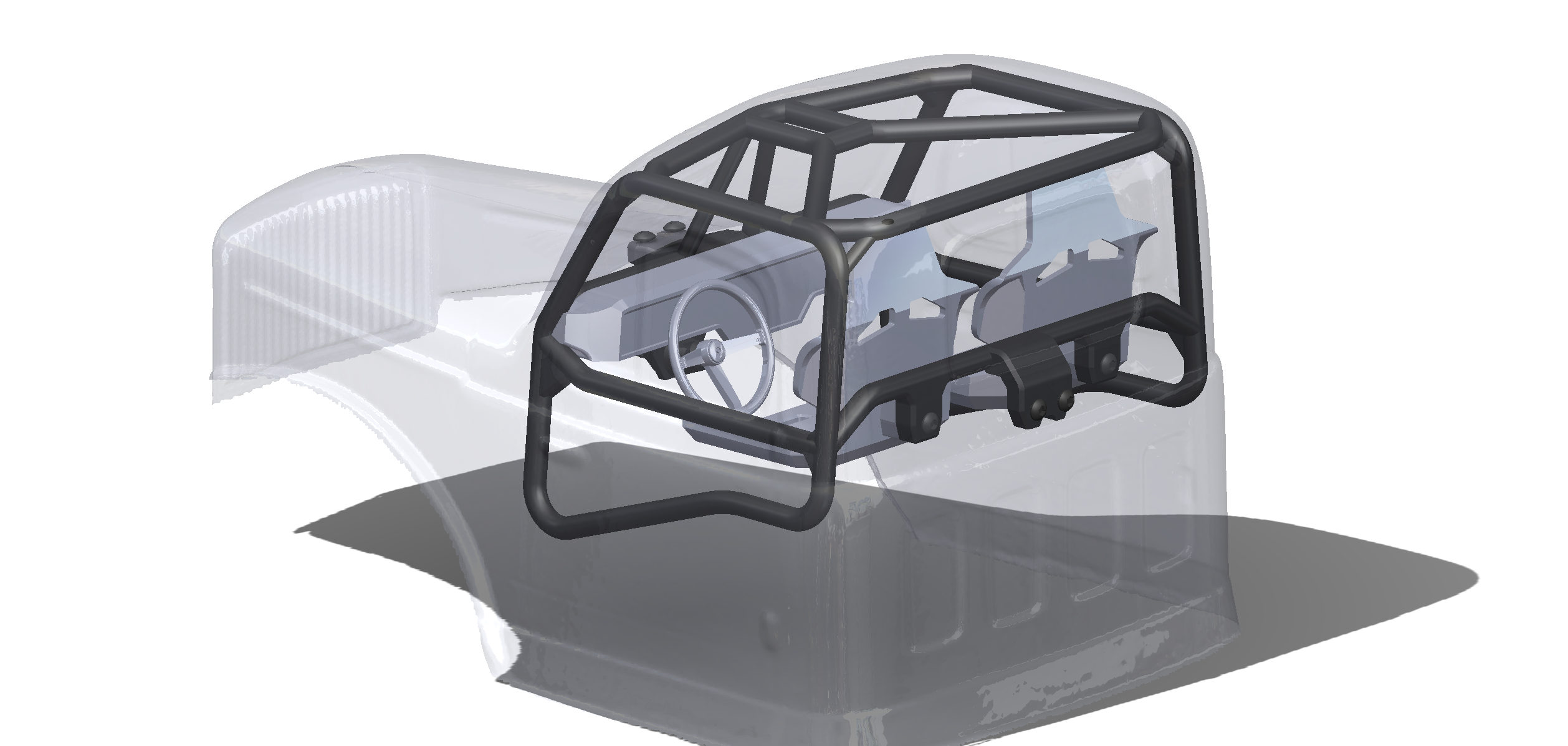 Roll Cage-Interior (Pro-Line Comp Wagon HP Cab-Only 1/10 Comp Crawler Body)