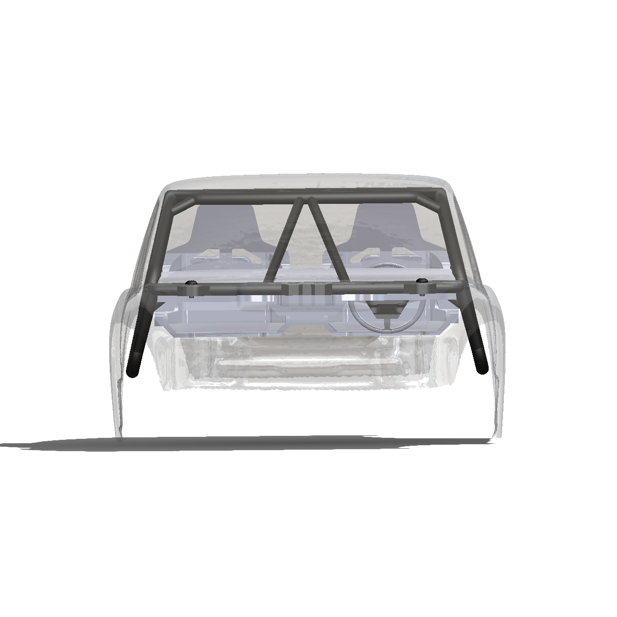 Roll Cage-Interior (Pro-Line Cliffhanger HP Full-Cab 1/10 Comp Crawler Body)