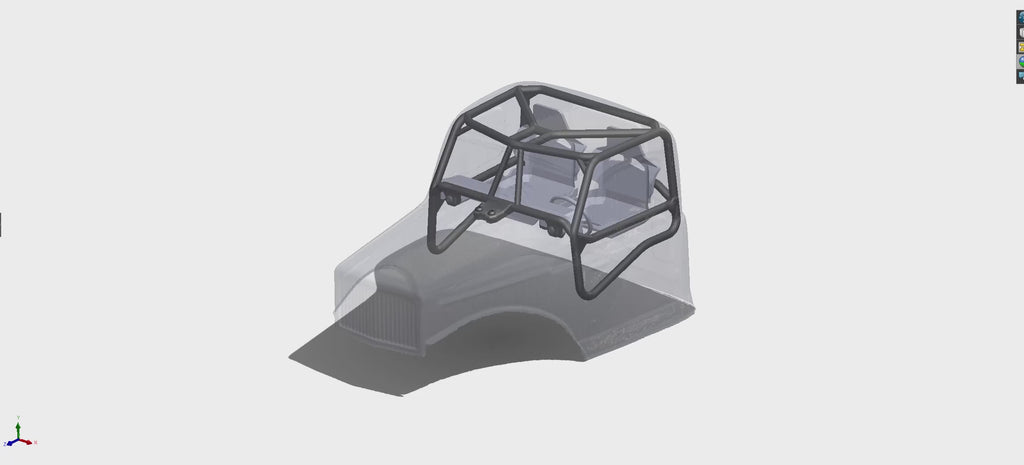 Roll Cage-Interior (Pro-Line Comp Wagon HP Cab-Only 1/10 Comp Crawler Body)