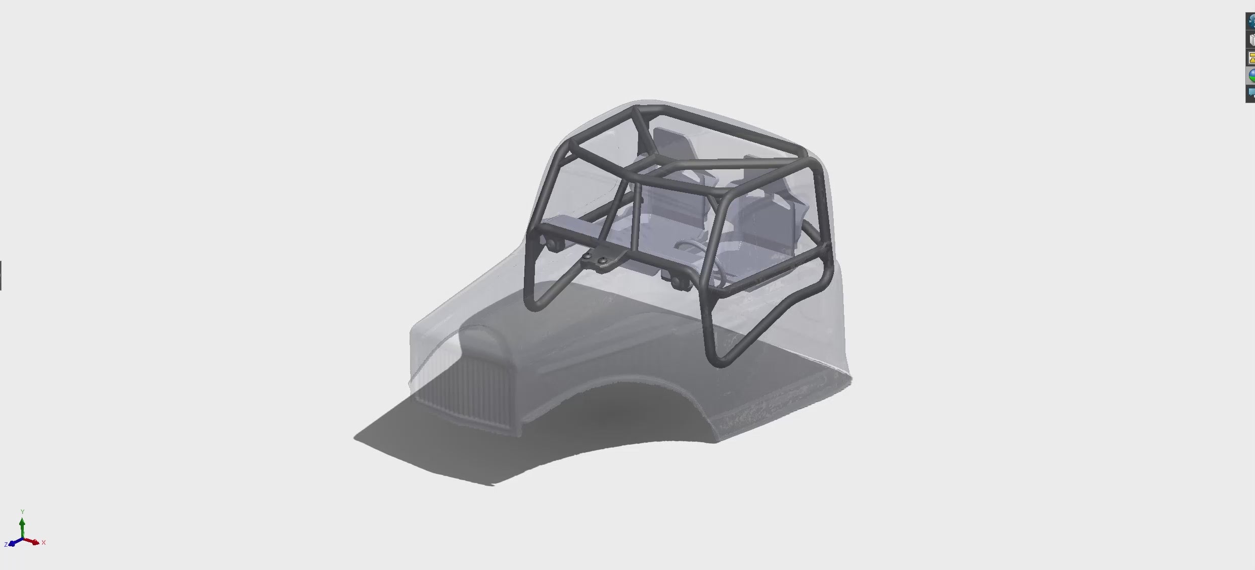 Roll Cage-Interior (Pro-Line Comp Wagon HP Cab-Only 1/10 Comp Crawler Body)
